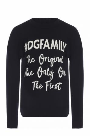 Embroidered lettering sweater, zdjęcie 1 Embroidered lettering sweater od Dolce & Gabbana